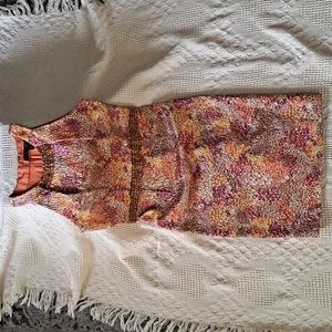 Carmen Marc Valvo Sheath Midi Dress